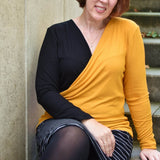 Schnittmuster Pullover in Wickeloptik MARAJO (34-56) : - Sewando