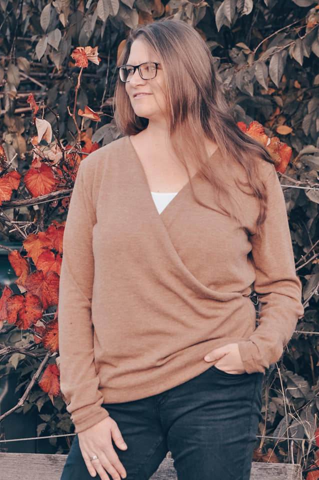 Schnittmuster Pullover in Wickeloptik MARAJO (34-56) : - Sewando
