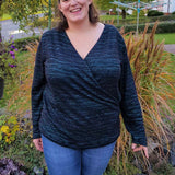 Schnittmuster Pullover in Wickeloptik MARAJO (34-56) : - Sewando