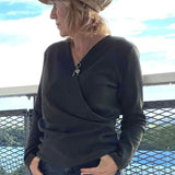 Schnittmuster Pullover in Wickeloptik MARAJO (34-56) : - Sewando