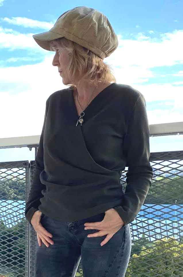 Schnittmuster Pullover in Wickeloptik MARAJO (34-56) : - Sewando