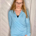 Schnittmuster Pullover in Wickeloptik MARAJO (34-56) : - Sewando
