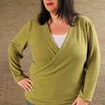 Schnittmuster Pullover in Wickeloptik MARAJO (34-56) : - Sewando