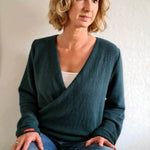Schnittmuster Pullover in Wickeloptik MARAJO (34-56) : - Sewando