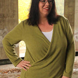 Schnittmuster Pullover in Wickeloptik MARAJO (34-56) : - Sewando