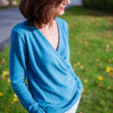 Schnittmuster Pullover in Wickeloptik MARAJO (34-56) : - Sewando