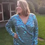 Schnittmuster Pullover in Wickeloptik MARAJO (34-56) : - Sewando