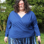 Schnittmuster Pullover in Wickeloptik MARAJO (34-56) : - Sewando