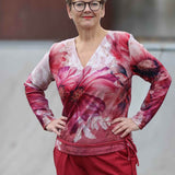 Schnittmuster Pullover in Wickeloptik MARAJO (34-56) : - Sewando