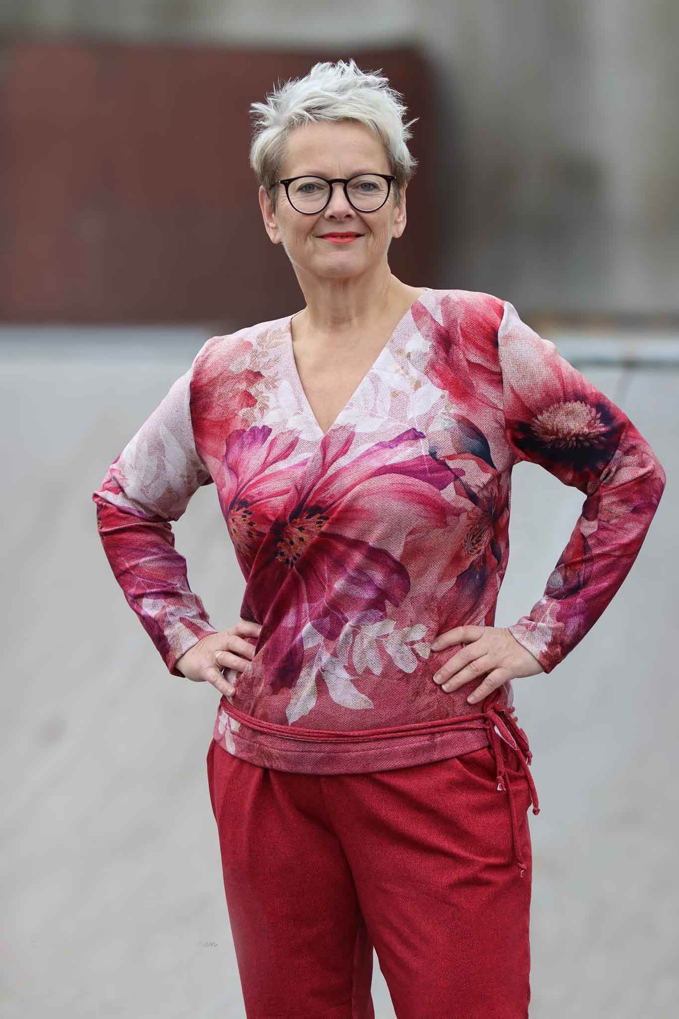 Schnittmuster Pullover in Wickeloptik MARAJO (34-56) : - Sewando