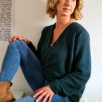 Schnittmuster Pullover in Wickeloptik MARAJO (34-56) : - Sewando
