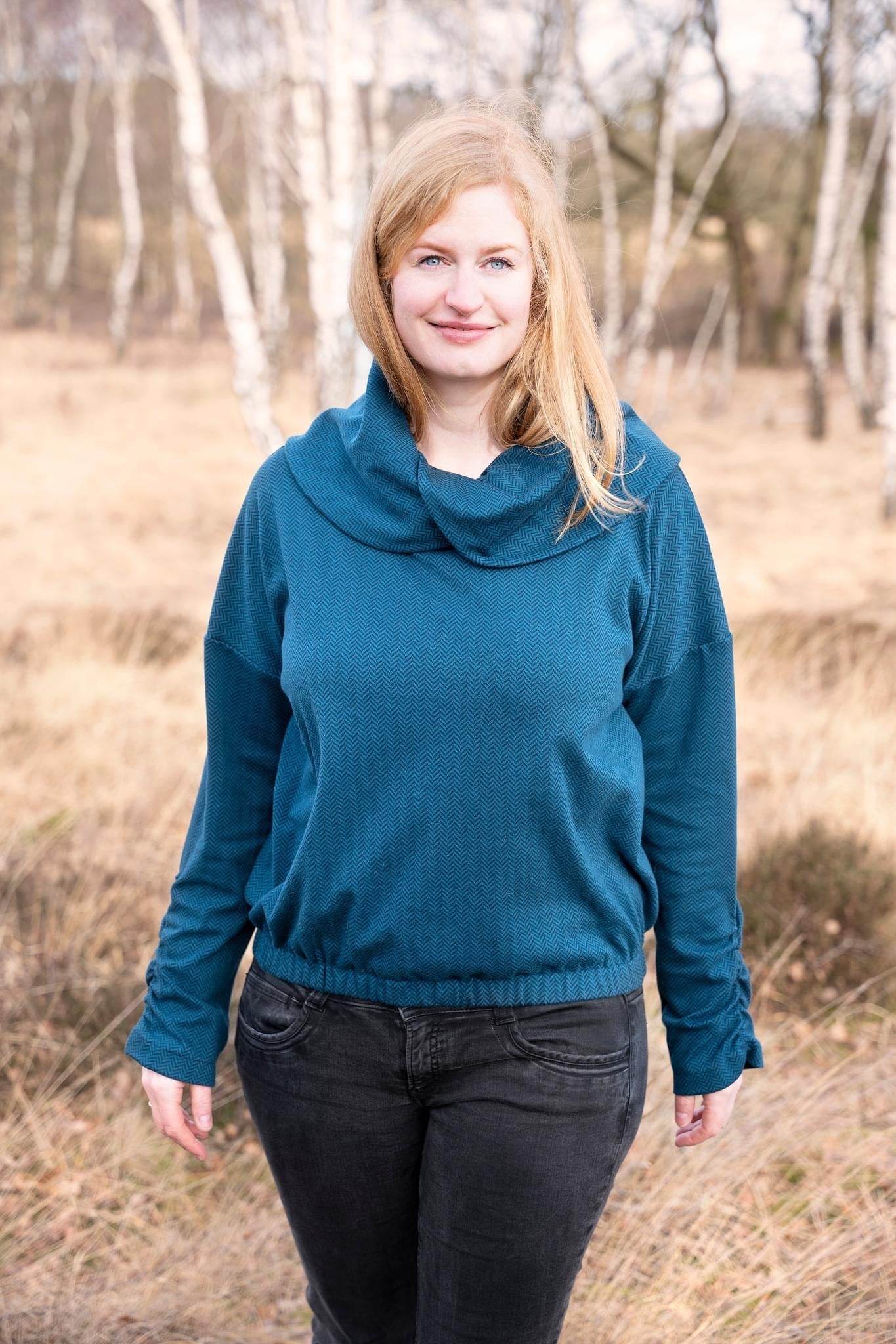 Schnittmuster Oversize Sweater LARANJA (34-58) : - Sewando