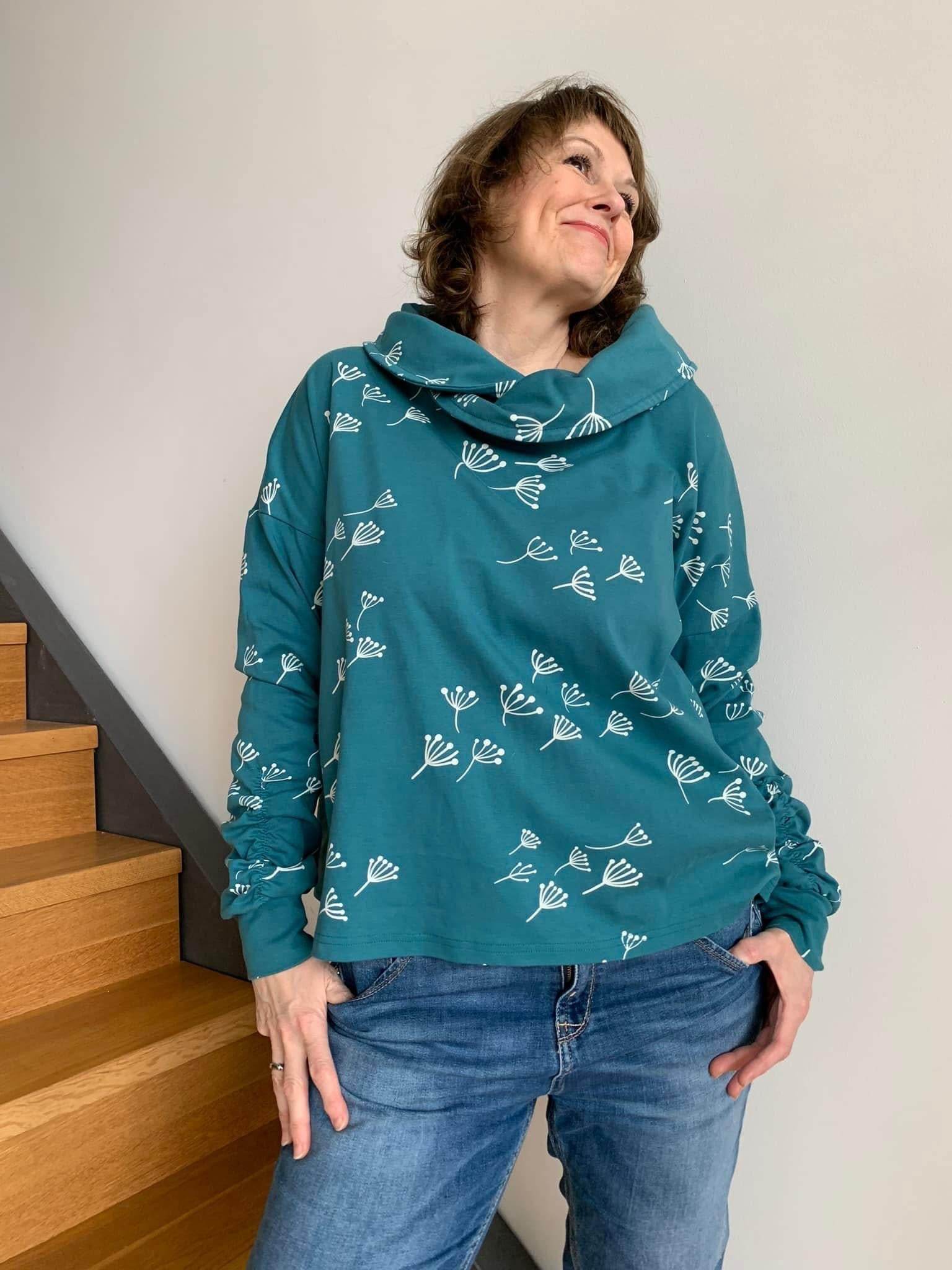 Schnittmuster Oversize Sweater LARANJA (34-58) : - Sewando