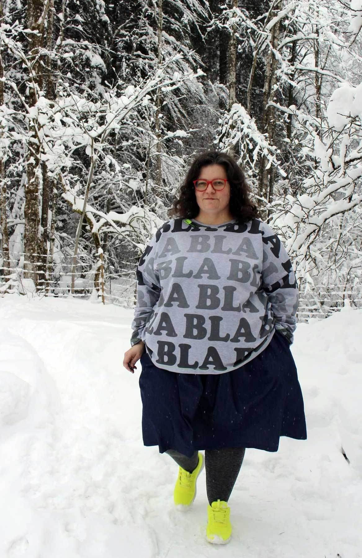 Schnittmuster Oversize Sweater LARANJA (34-58) : - Sewando