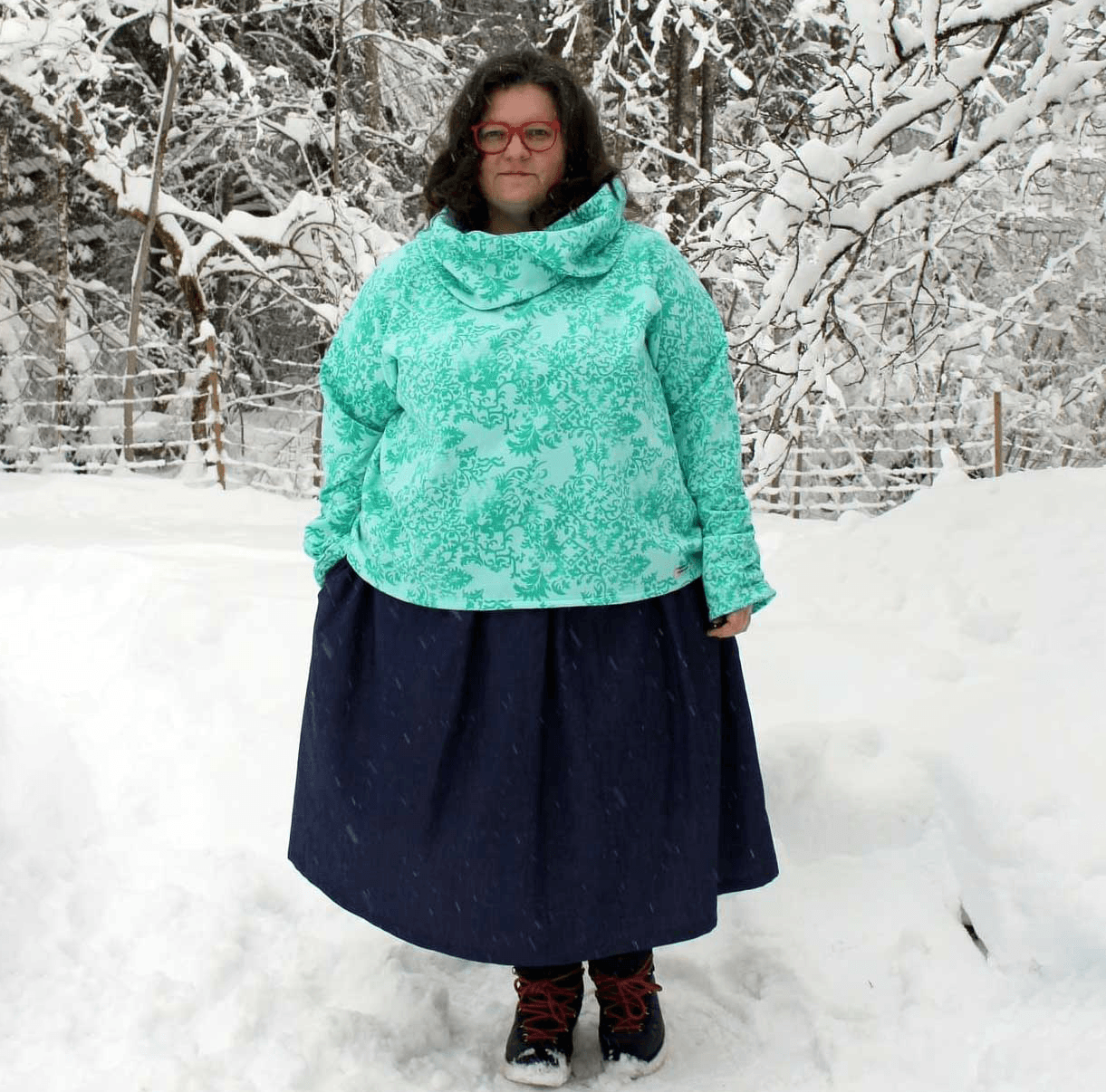 Schnittmuster Oversize Sweater LARANJA (34-58) : - Sewando