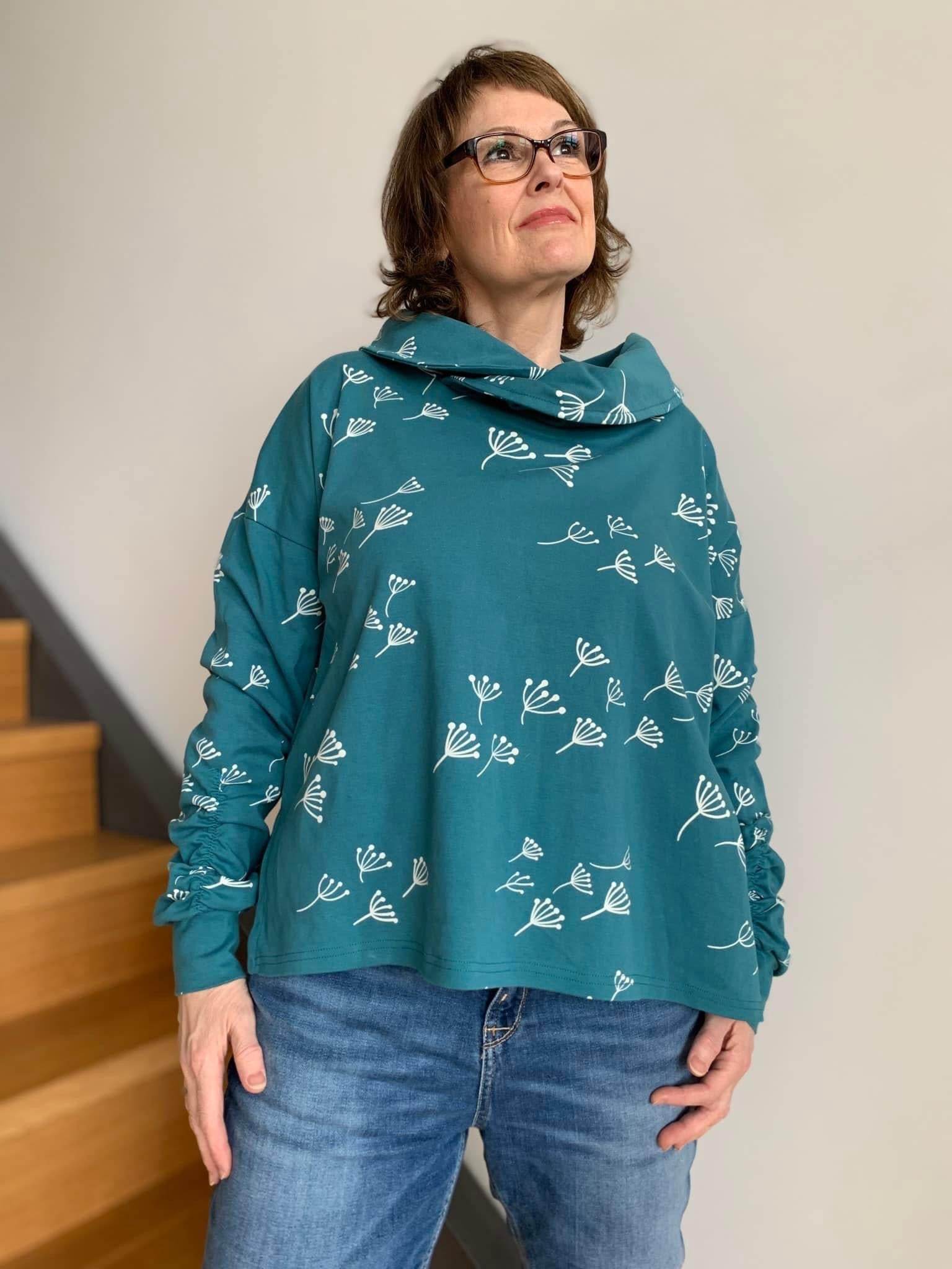 Schnittmuster Oversize Sweater LARANJA (34-58) : - Sewando
