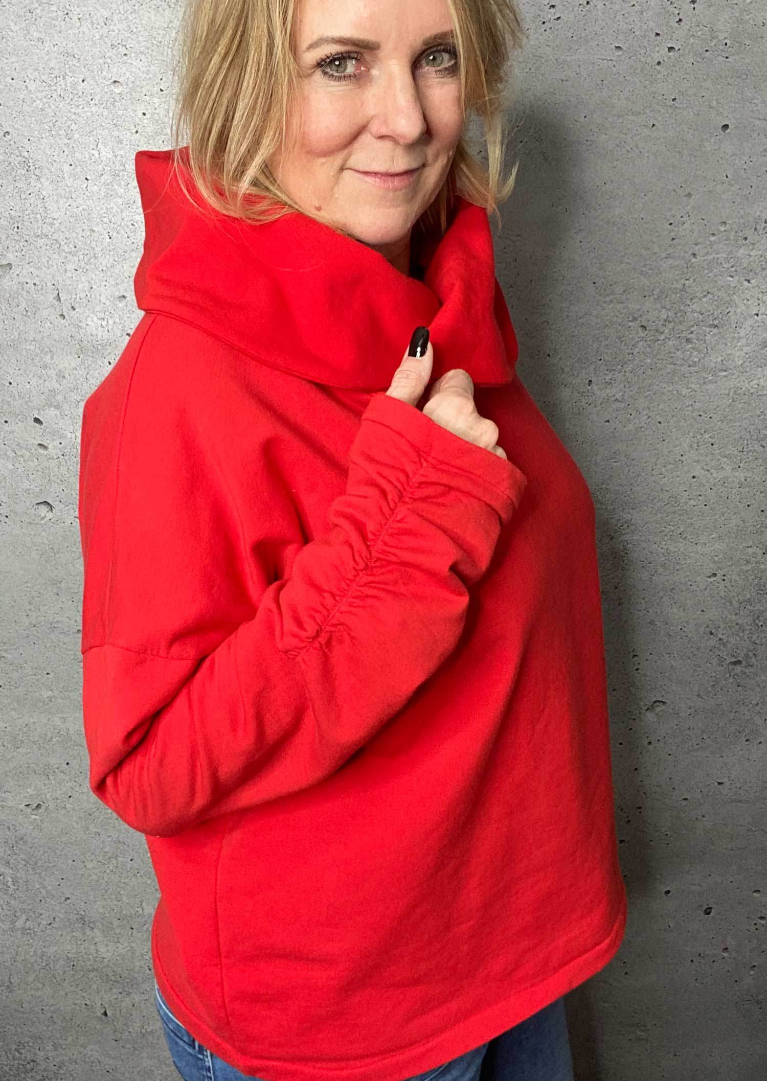 Schnittmuster Oversize Sweater LARANJA (34-58) : - Sewando