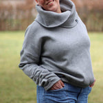 Schnittmuster Oversize Sweater LARANJA (34-58) : - Sewando