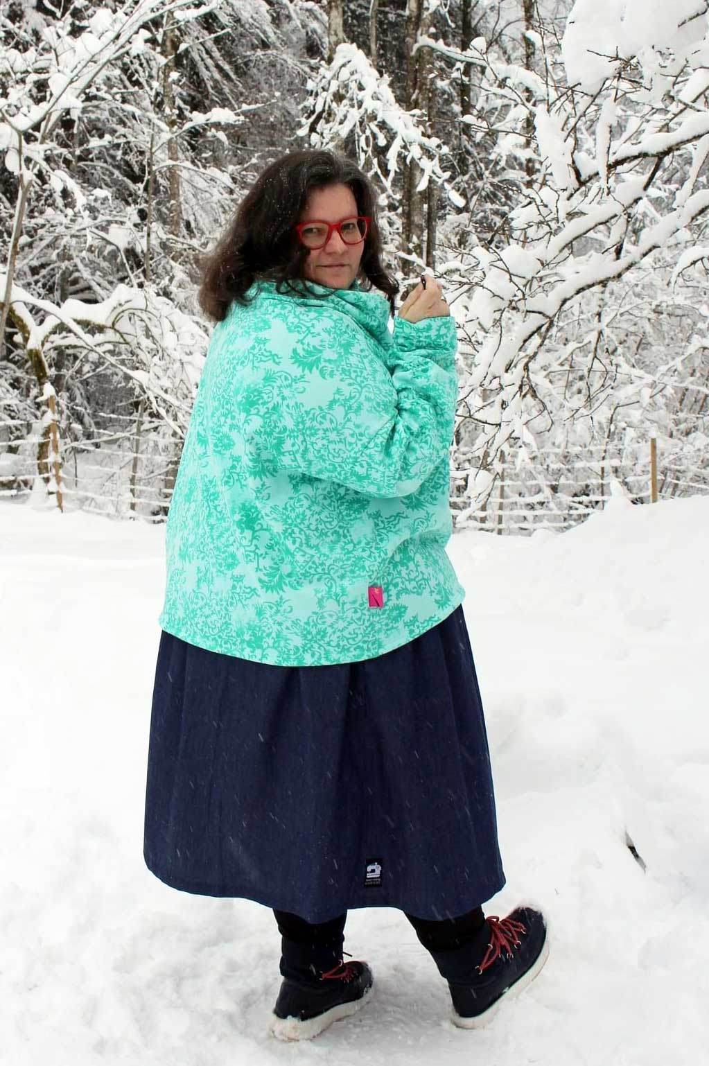 Schnittmuster Oversize Sweater LARANJA (34-58) : - Sewando