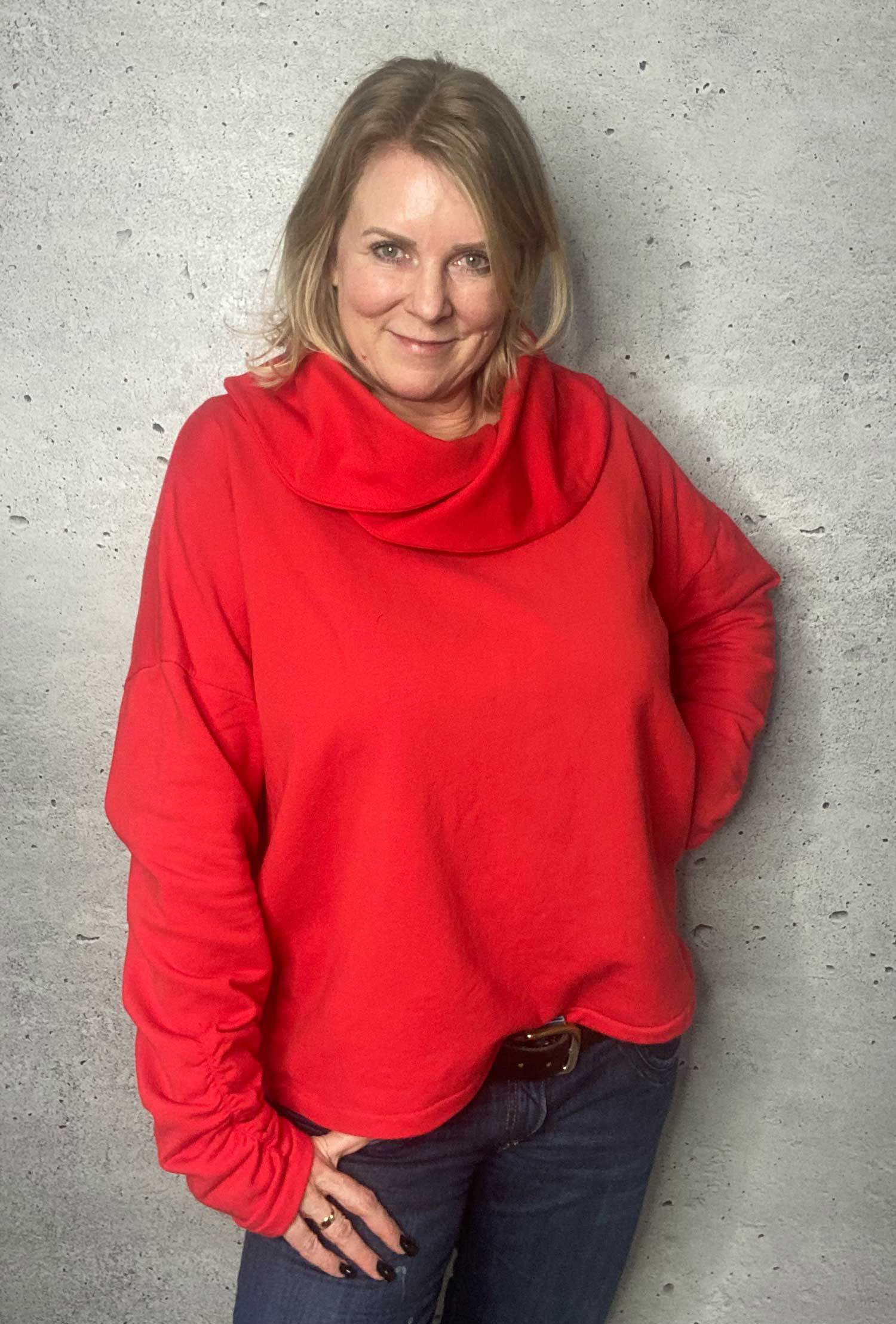 Schnittmuster Oversize Sweater LARANJA (34-58) : - Sewando