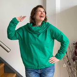 Schnittmuster Oversize Sweater LARANJA (34-58) : - Sewando