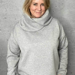 Schnittmuster Oversize Sweater LARANJA (34-58) : - Sewando