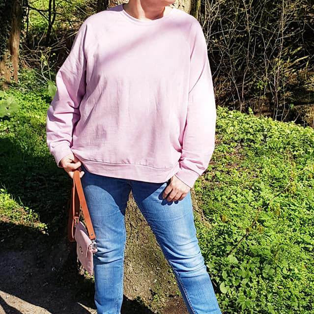 Schnittmuster Oversize Raglansweater PAPAYA (34-60) : - Sewando