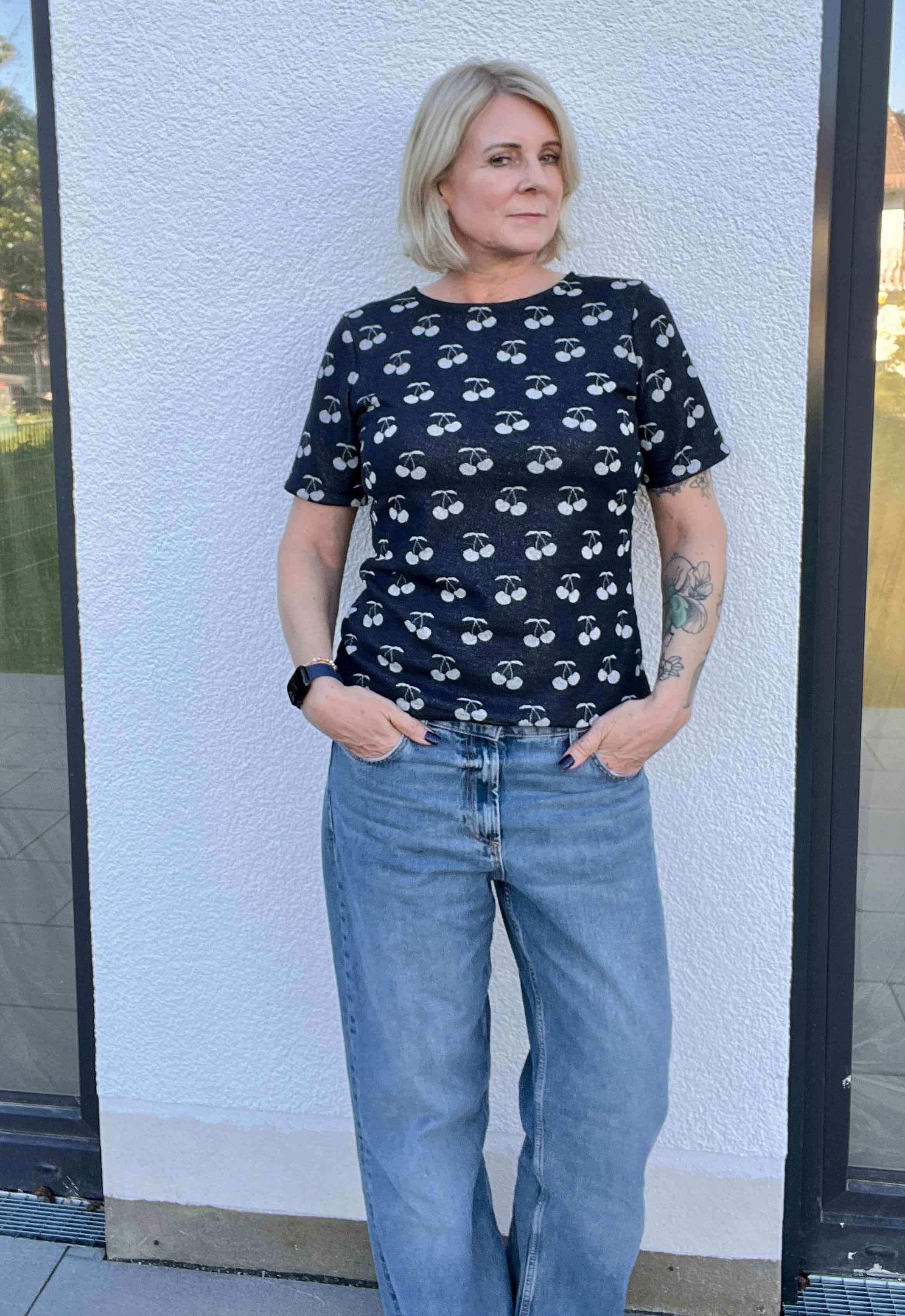 Schnittmuster figurnahes T-Shirt Canela (34-58) - Sewando