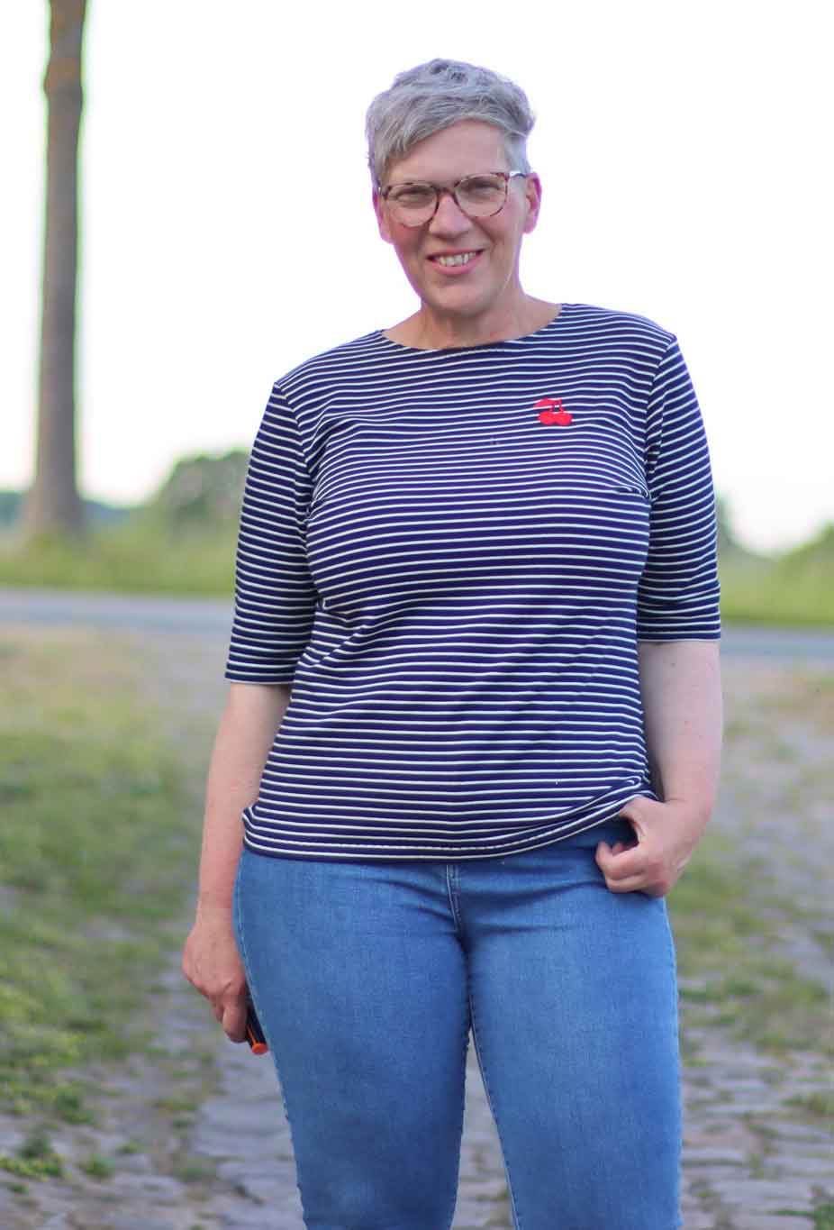 Schnittmuster figurnahes T-Shirt Canela (34-58) - Sewando