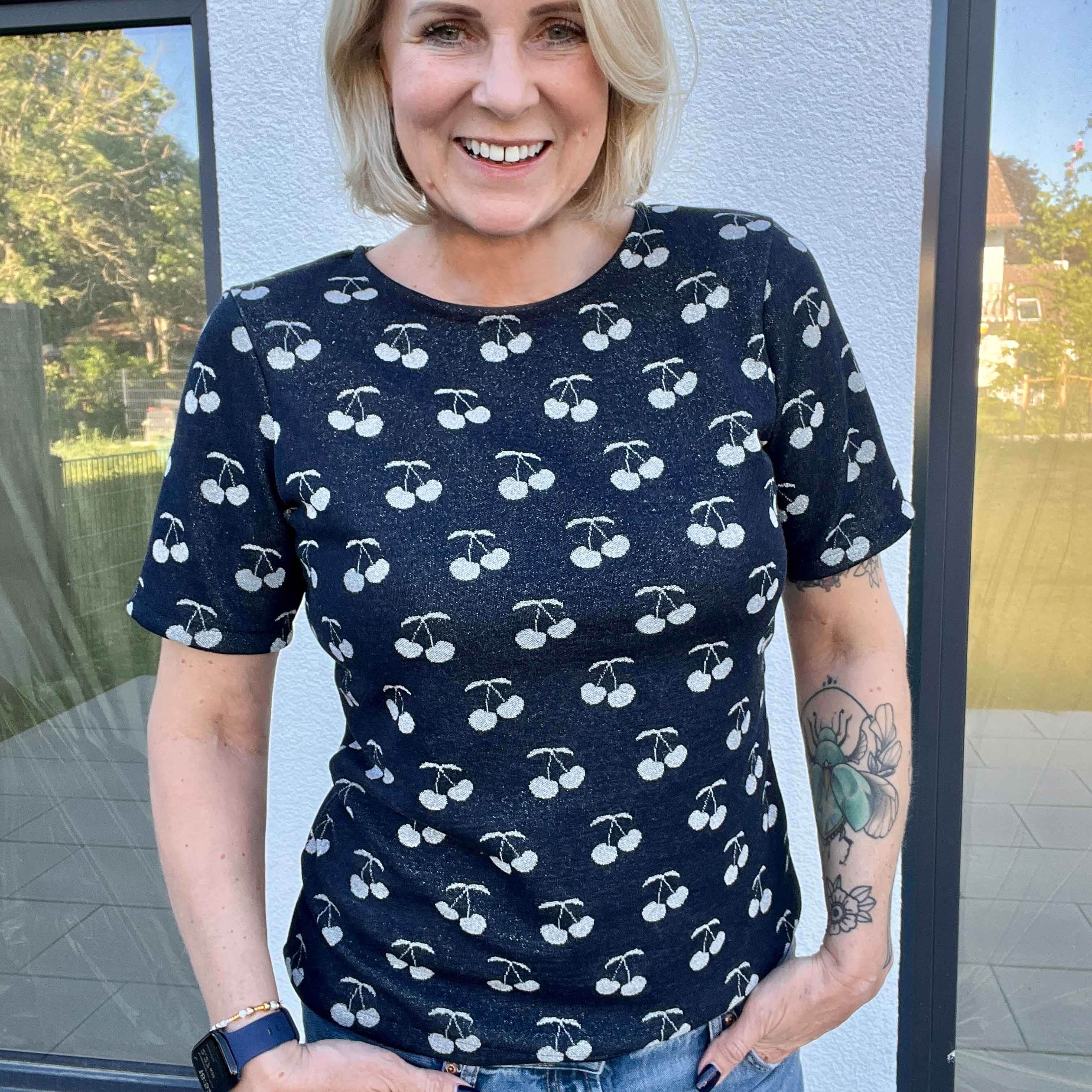 Schnittmuster figurnahes T-Shirt Canela (34-58) - Sewando
