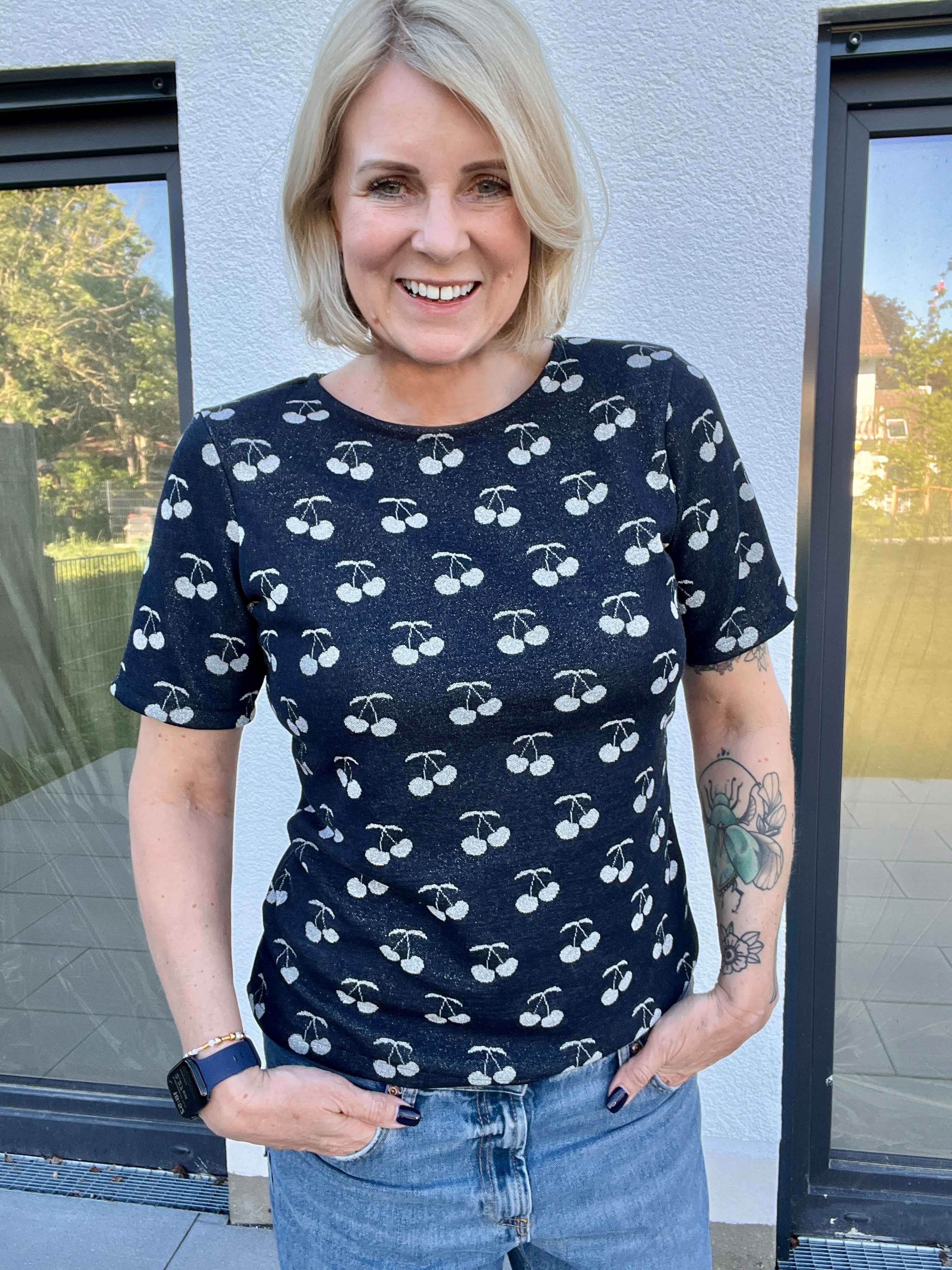 Schnittmuster figurnahes T-Shirt Canela (34-58) - Sewando