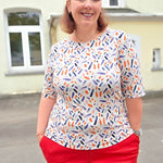 Schnittmuster figurnahes T-Shirt Canela (34-58) - Sewando