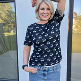 Schnittmuster figurnahes T-Shirt Canela (34-58) - Sewando