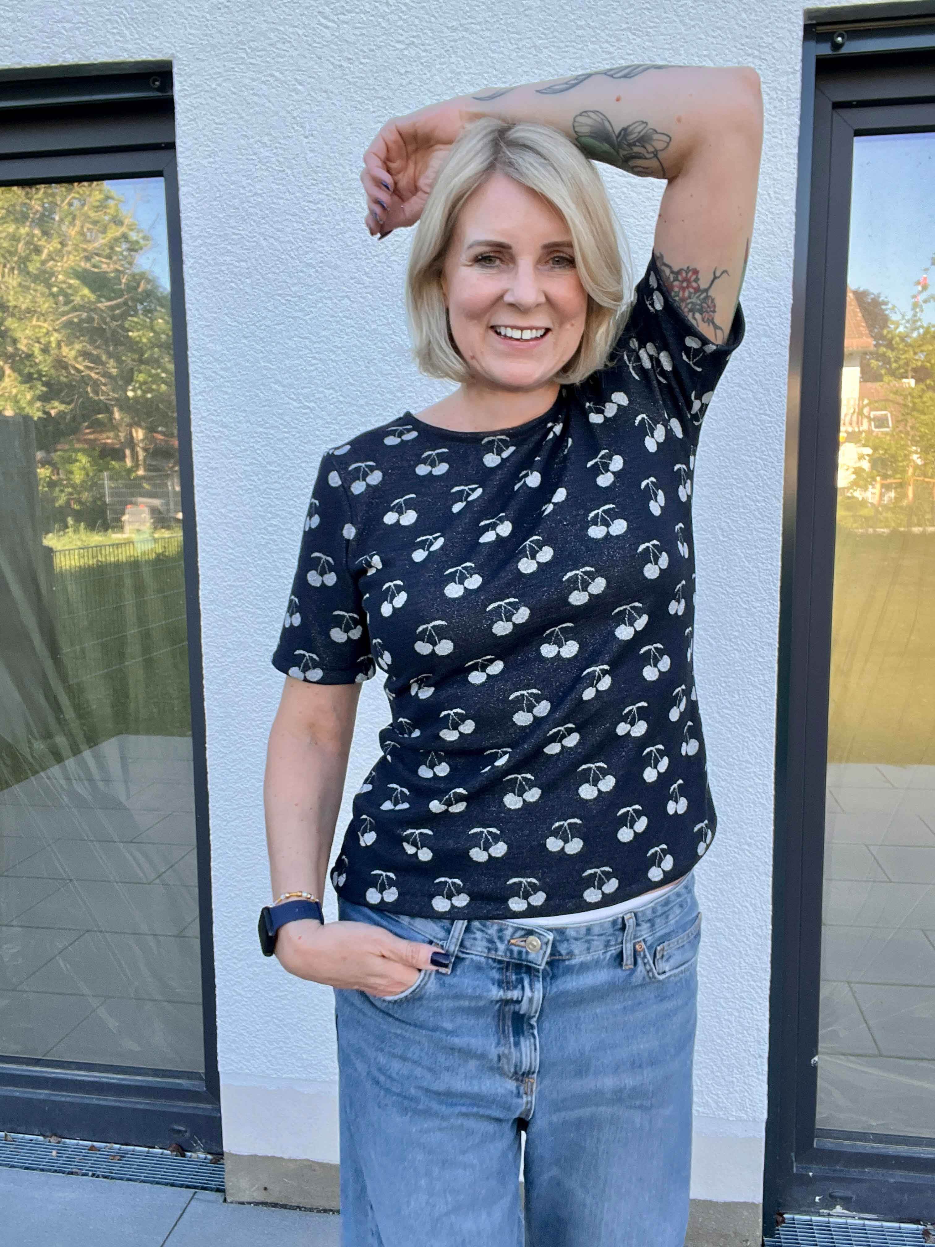Schnittmuster figurnahes T-Shirt Canela (34-58) - Sewando