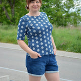 Schnittmuster figurnahes T-Shirt Canela (34-58) - Sewando