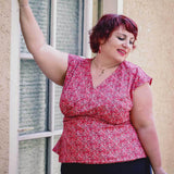 Schnittmuster Wickelbluse OLIVIA (34-56) : - Sewando