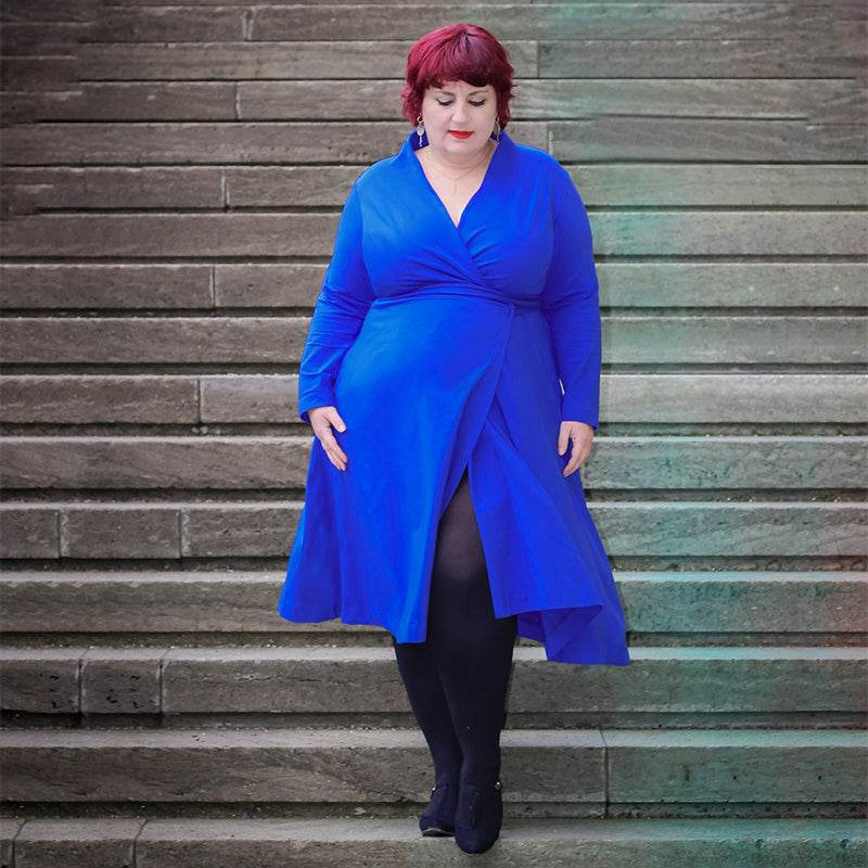 Schnittmuster Wickelkleid AURORA (34-56) - Sewando