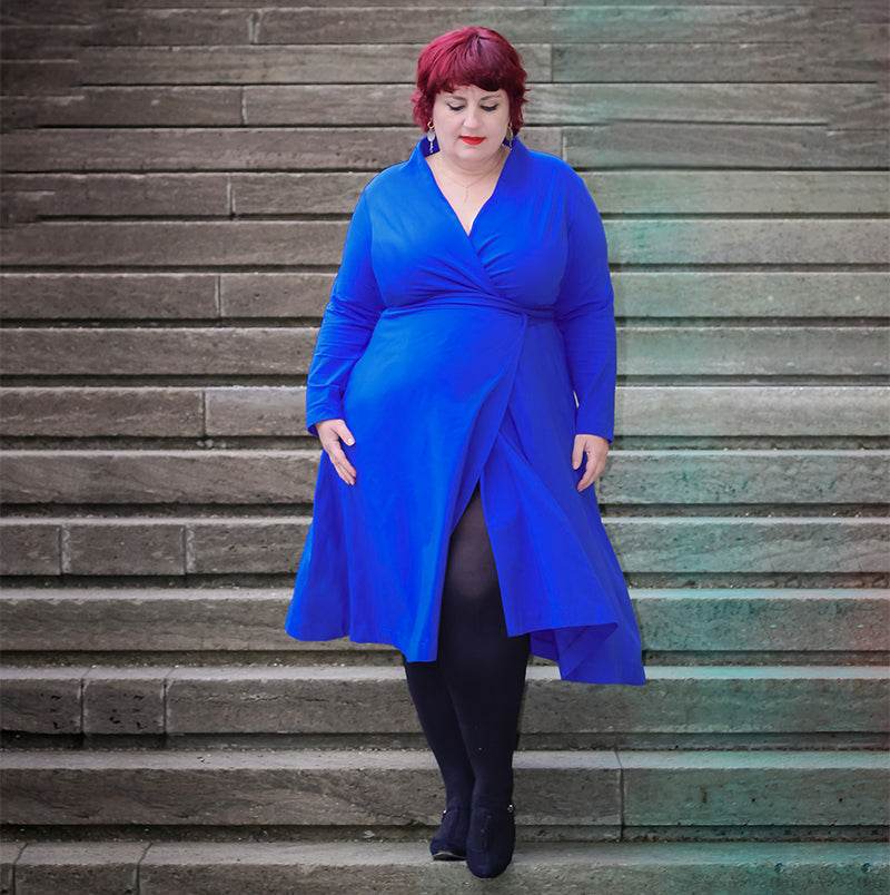 Schnittmuster Wickelkleid AURORA (34-56) : - Sewando