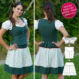 Schnittmuster Dirndlbluse Susal PDF | Trachtenbluse nähen