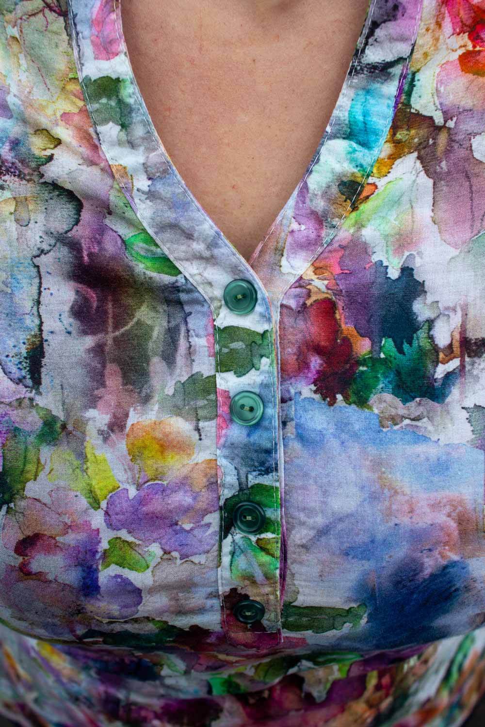 Schnittmuster Bluse „Duft einer Blumenwiese“ Damen Gr. 32 - 62 - Sewando