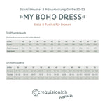 Schnittmuster Boho Kleid Damen Gr. 32-52 - Sewando