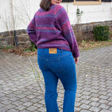 Schnittmuster Mid Waist Bootcut Jeans "Der blaue Pfad" Damen Gr. 16 - 31