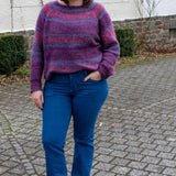 Schnittmuster Mid Waist Bootcut Jeans "Der blaue Pfad" Damen Gr. 64 - 124