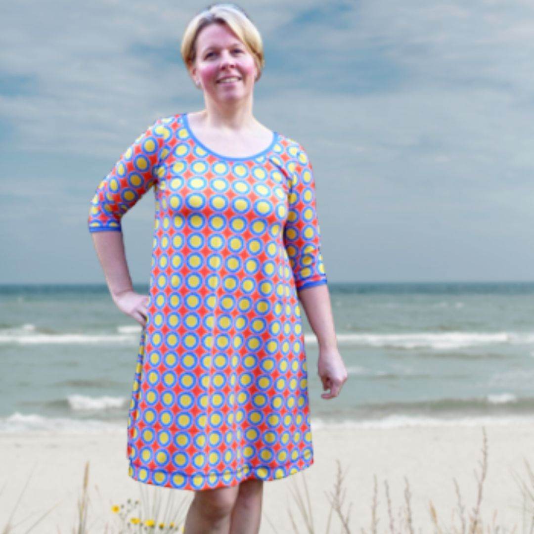 Schnittmuster Damen Kleid Lucy Gr. 34-54 | A-Linie - Sewando
