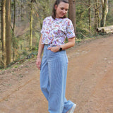 Schnittmuster High Waist Palazzo Jeans "Der ferne Pfad" Damen Gr. 64 - 124