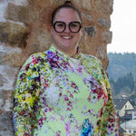 Schnittmuster Rollkragenshirt „Im Blütenkelch verborgen“ Damen Gr. 32 - 62 - Sewando