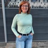 Schnittmuster Rollkragenshirt „Im Blütenkelch verborgen“ Damen Gr. 32 - 62 - Sewando