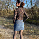 Schnittmuster Rollkragenshirt „Im Blütenkelch verborgen“ Damen Gr. 32 - 62 - Sewando
