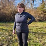 Schnittmuster Rollkragenshirt „Im Blütenkelch verborgen“ Damen Gr. 32 - 62 - Sewando