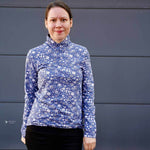 Schnittmuster Rollkragenshirt „Im Blütenkelch verborgen“ Damen Gr. 32 - 62 - Sewando